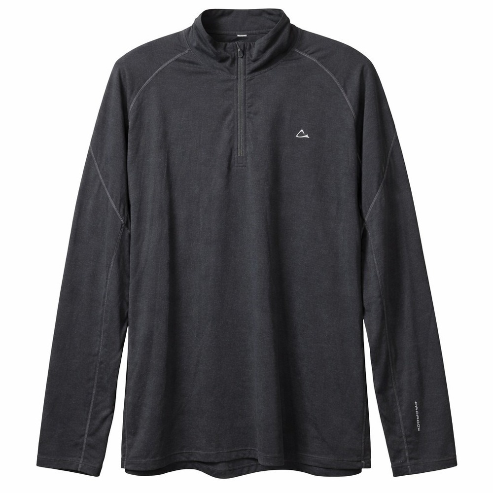 PARADOX Merino Blend Dri-Release FreshGuard 1/4 Zip Pullover Sz L Base Layer EUC